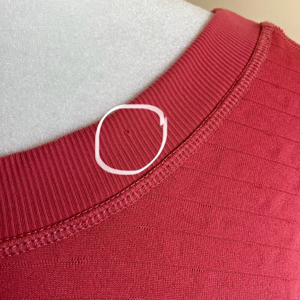 Nike Womens ThermaFIT Element Running Crewneck Top Reversible Pink Terrycloth XL - Picture 9 of 16
